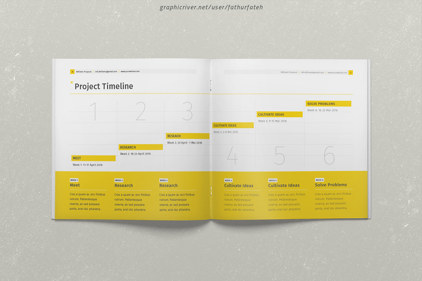 agency porposal brand brief brochure design business Business Porposal clean corporate creative design