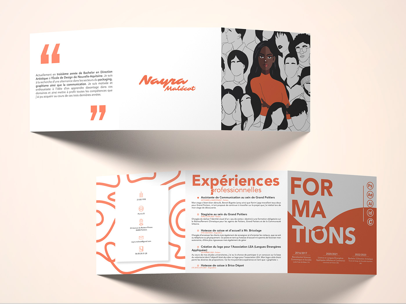 CV Illustrator Packaging publicité