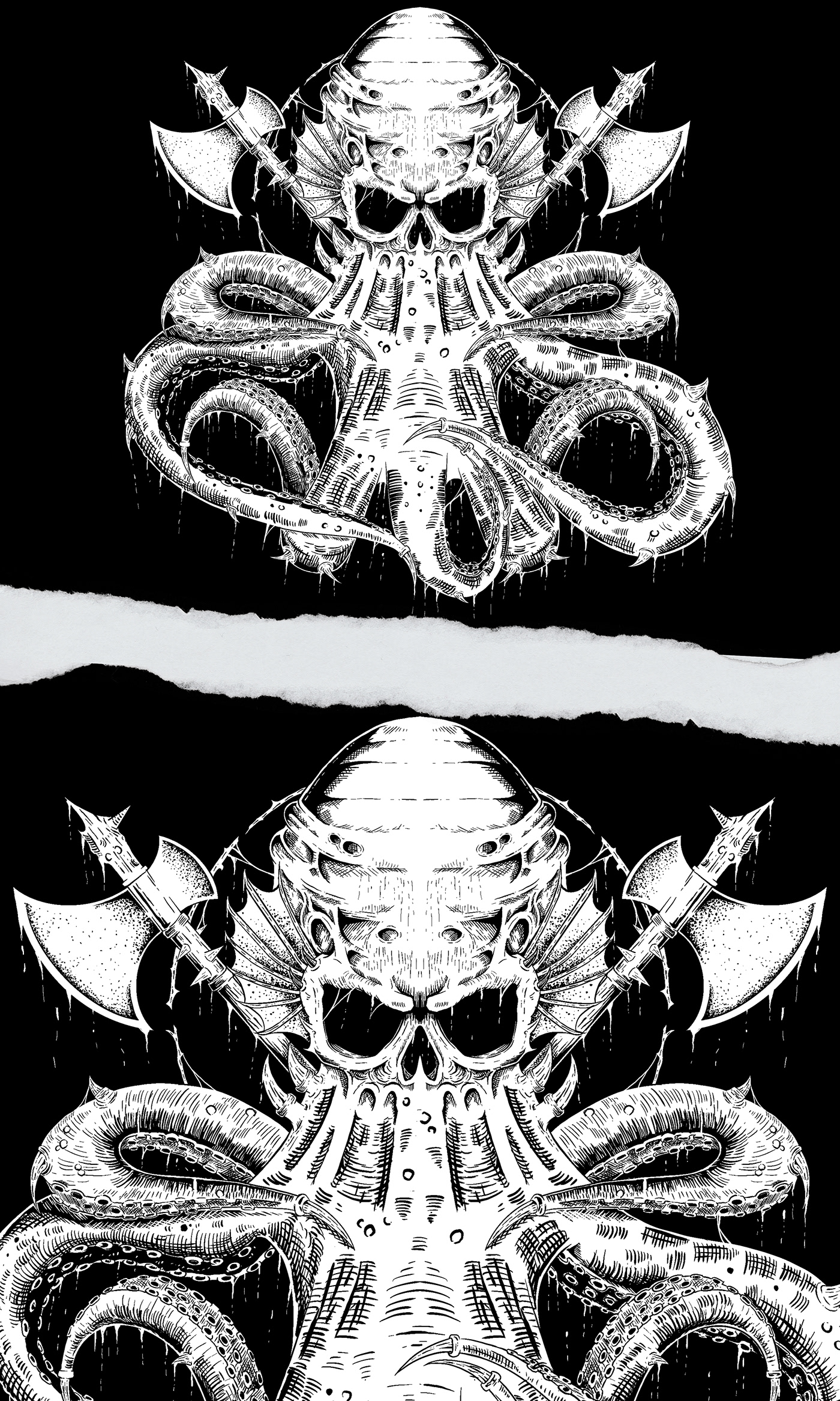 ILLUSTRATION  Digital Art  artwork digital illustration Character design  dark art dark Deathmetal Blackmetal metalart