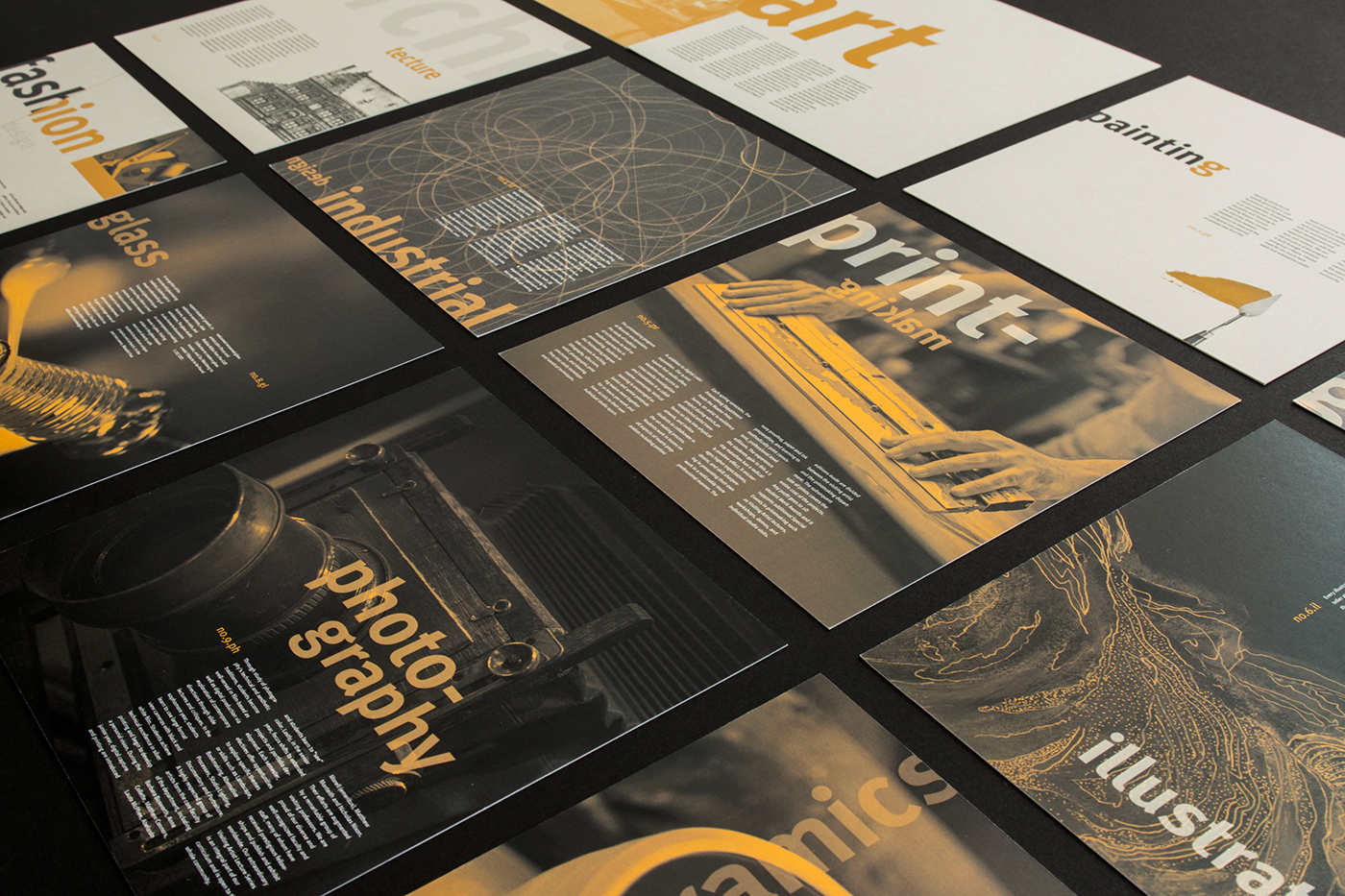 massart type swiss typographic majors bundle swiss design poster Packaging cards