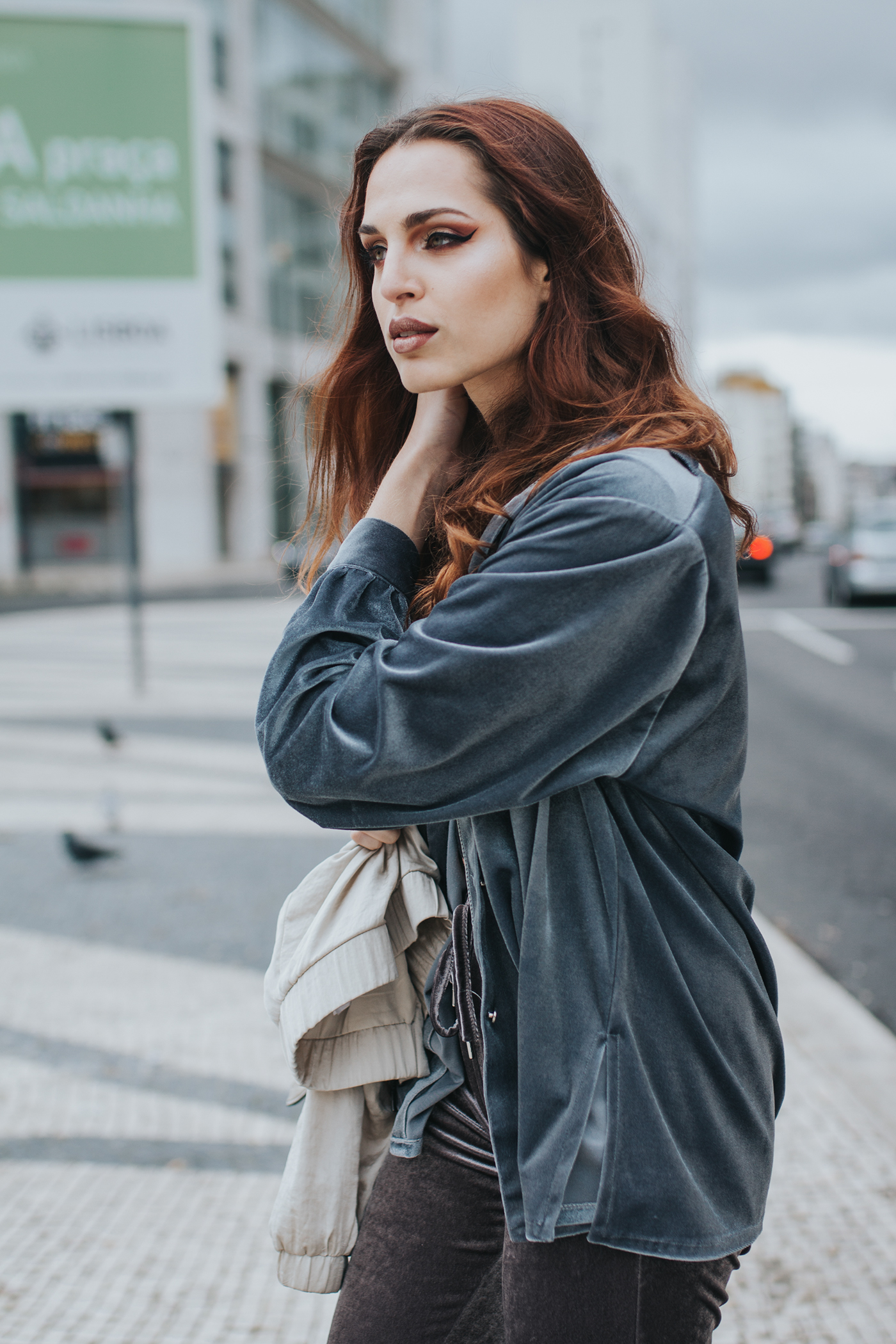 photoshoot Make Up MAKE UP ARTIST model female Street Lisbon glam beautiful ginger