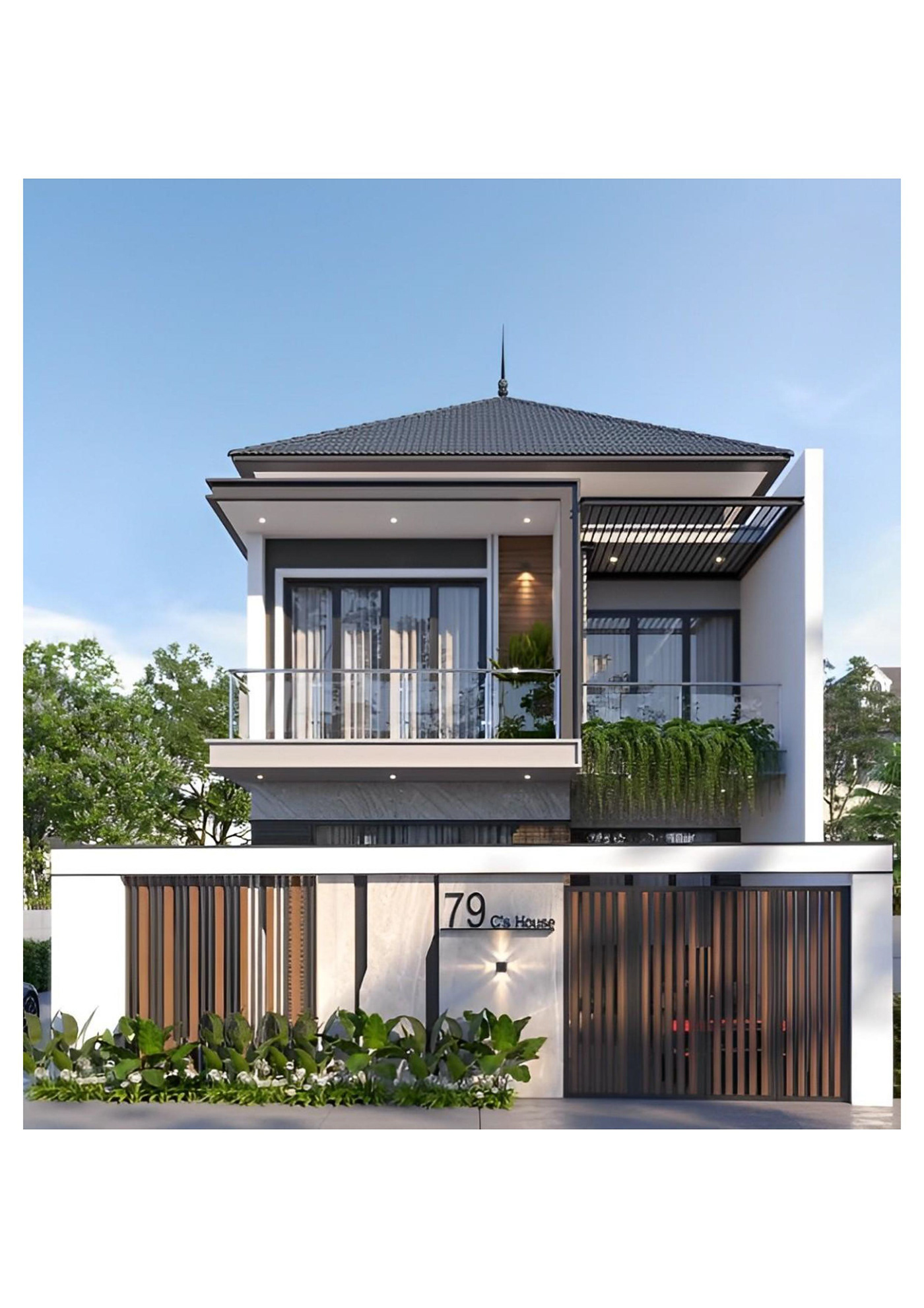 building architecture Render 3D modern exterior modernhouse design