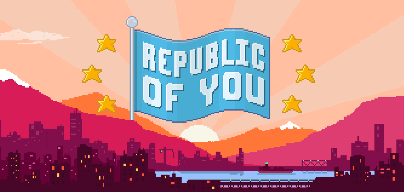 pixel 8bit charity game online game Retro Pixel art politics society