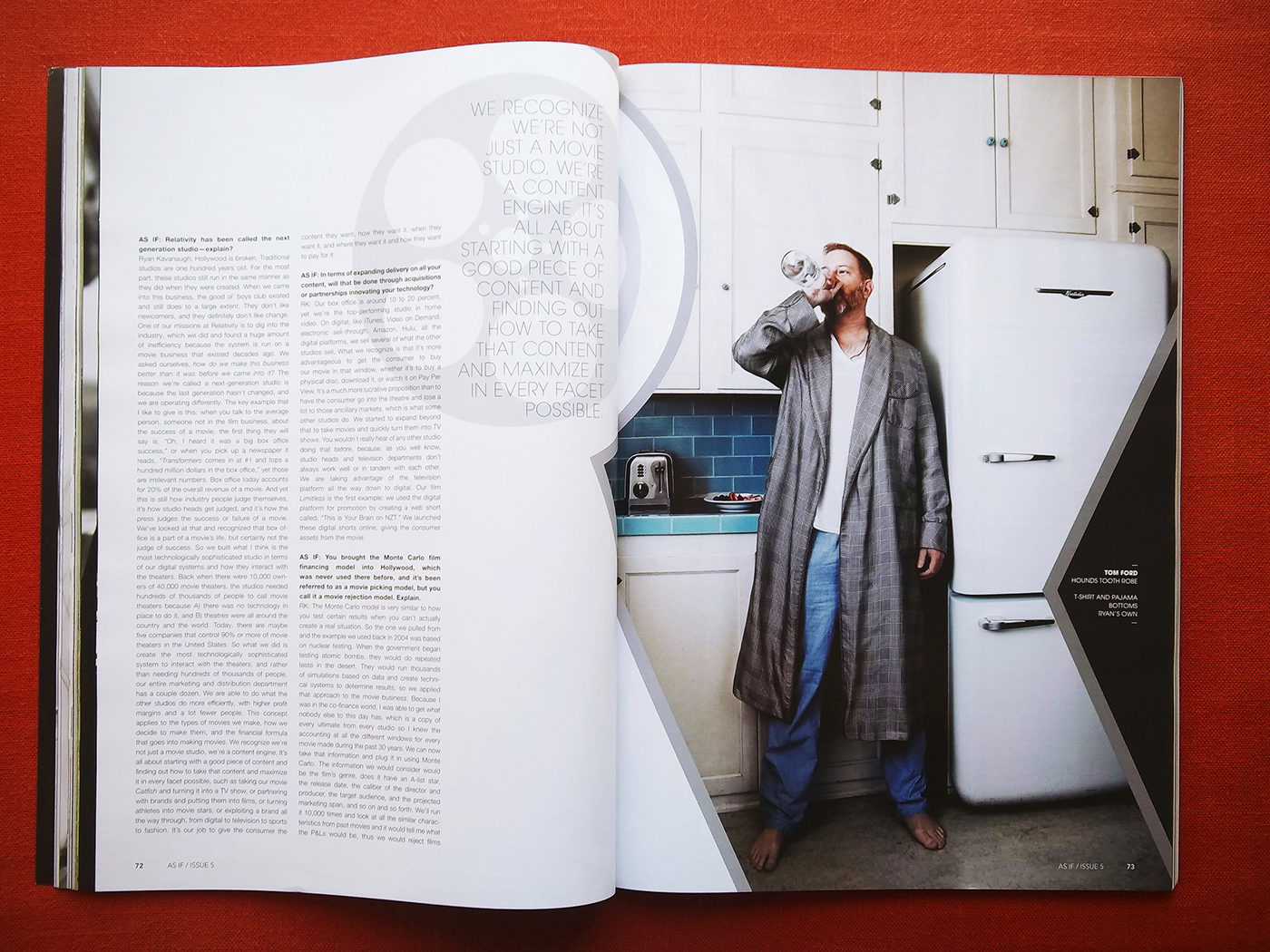 Magazine design as if magazine New York Daniel Radcliffe art