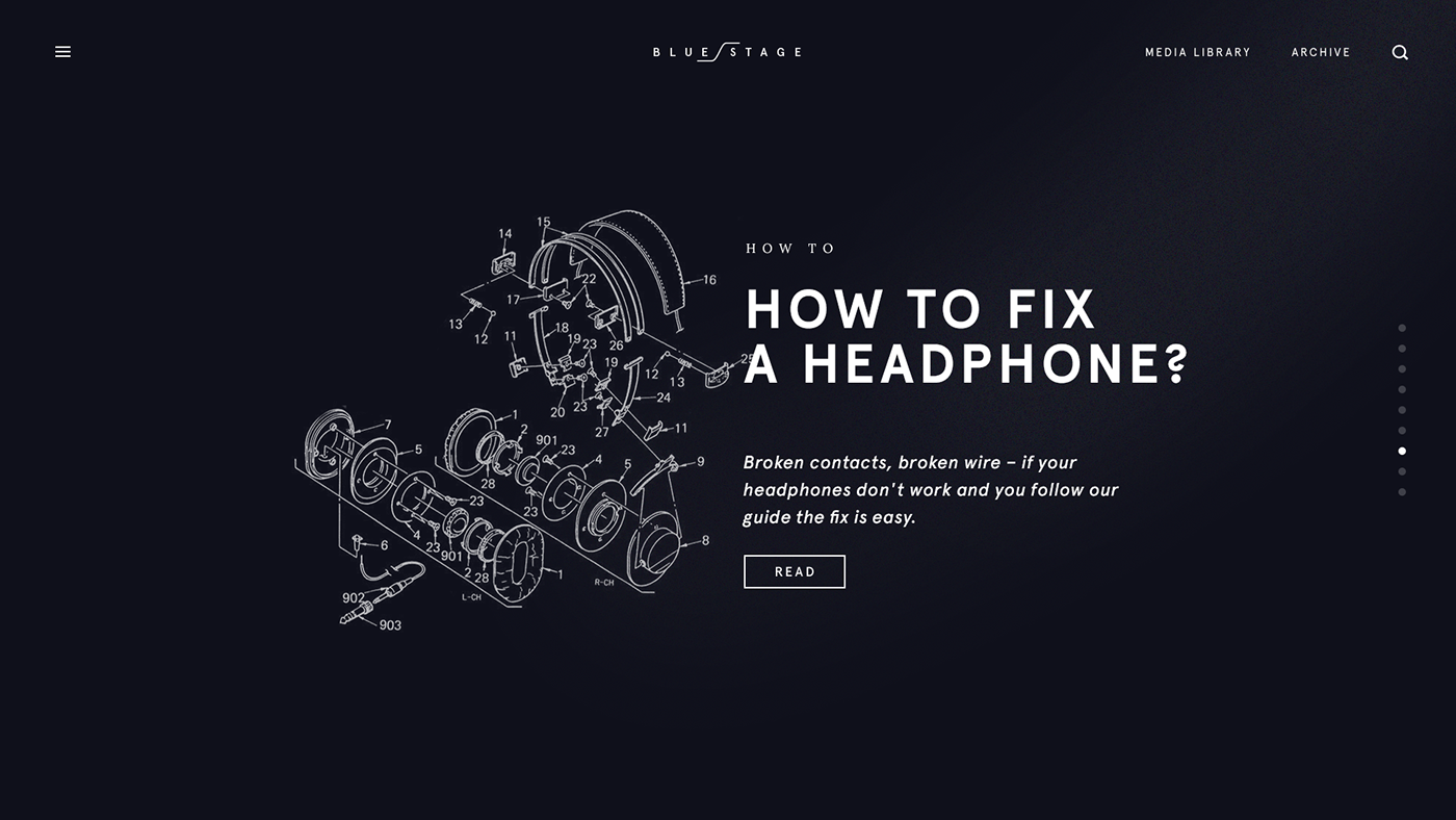 sennheiser headphones music conductor jaar electronic Website Responsive magazine storytelling  
