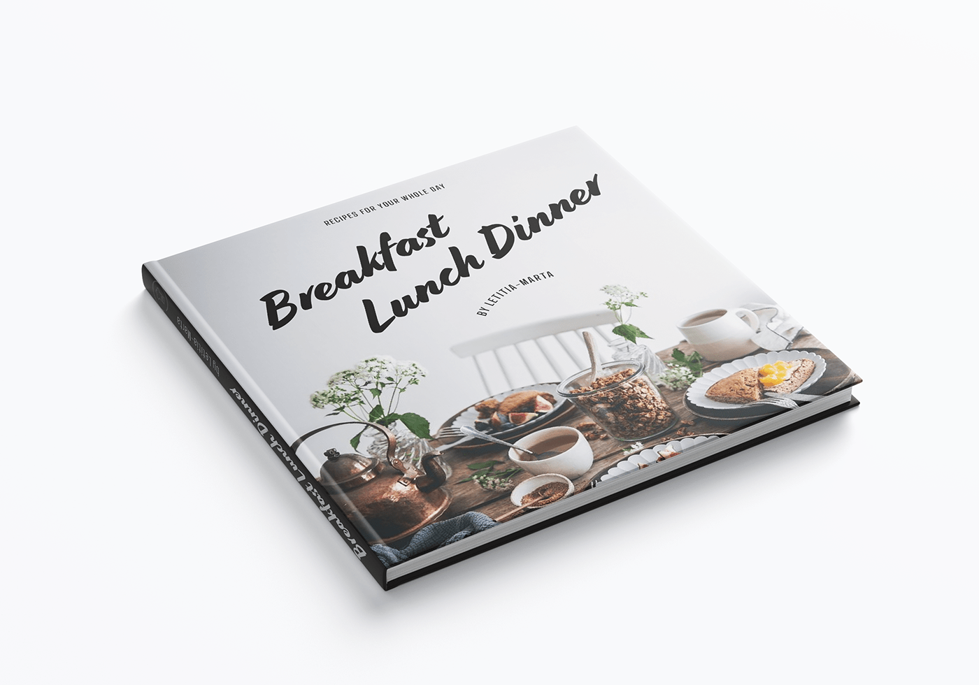 book cover Book Cover Design book design editorial design  gridsystem InDesign Layout publishing   recipe book recipe book design