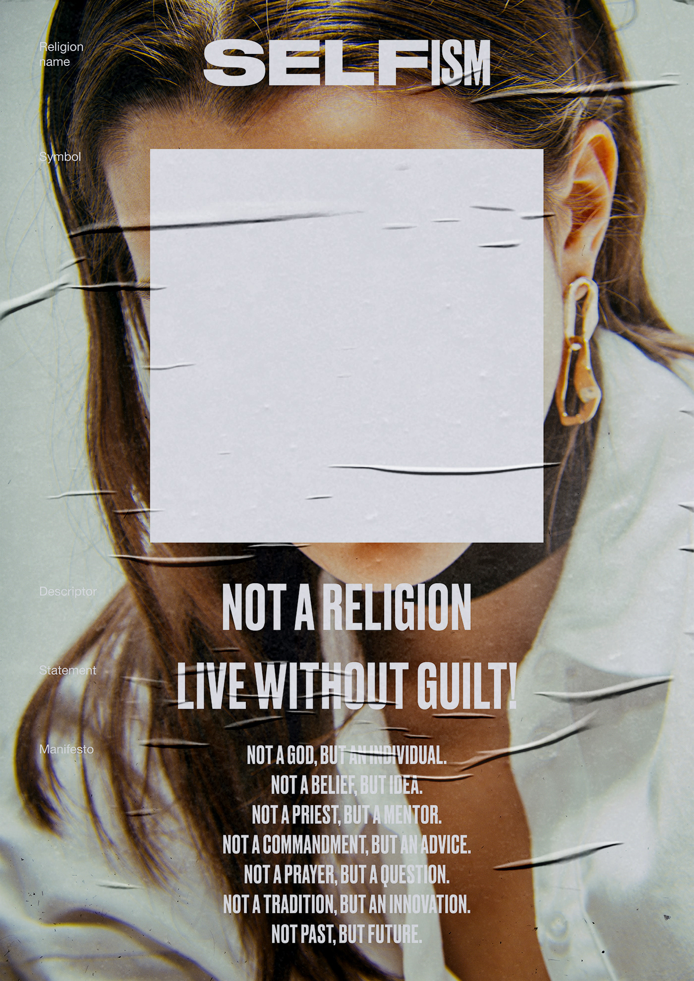 selfism religion religion branding branding  naming guilt guilt-free lecture merchandise