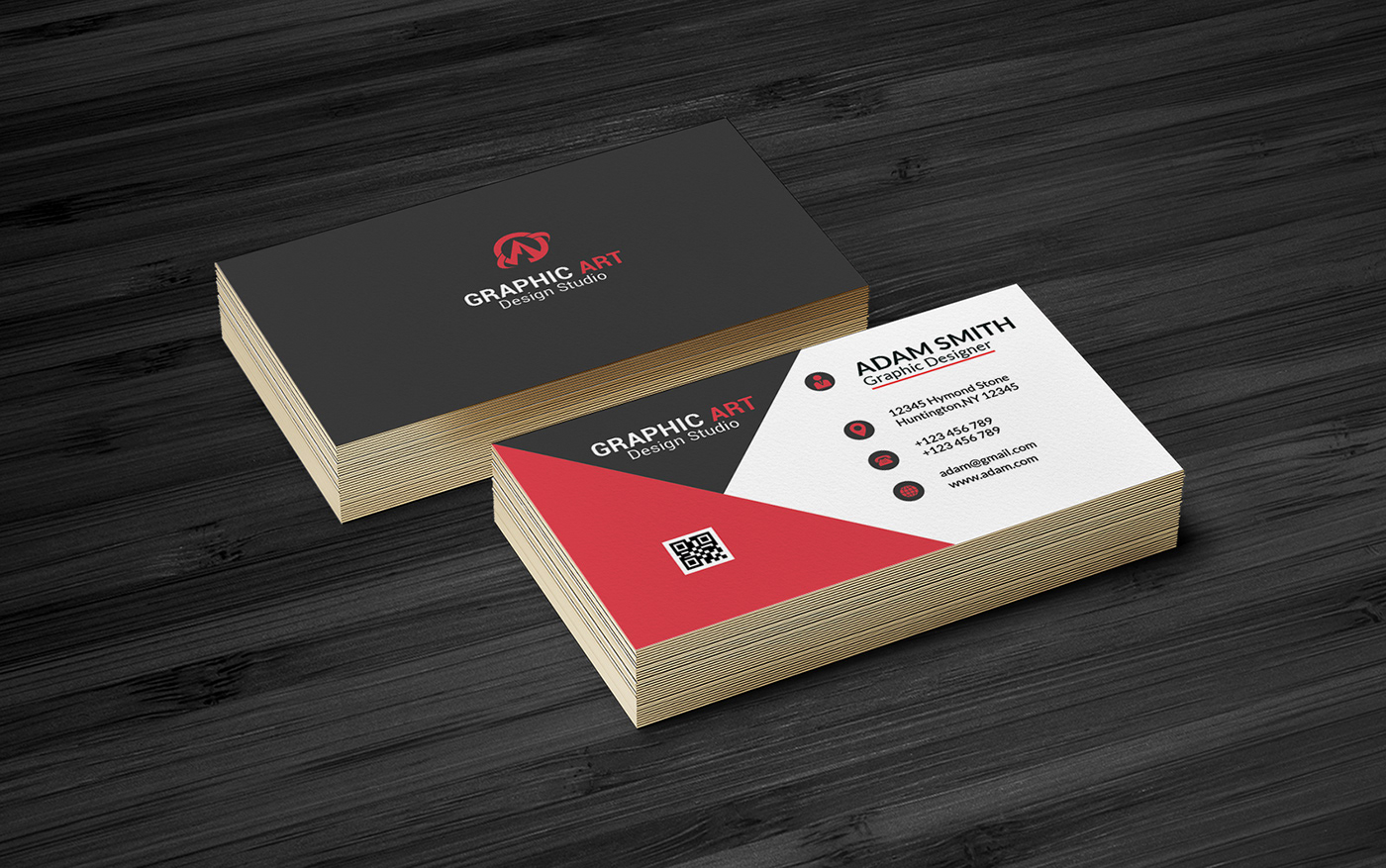branding  business card Name card stationery design print design  card design visiting card Modern Business Crad print simple business card