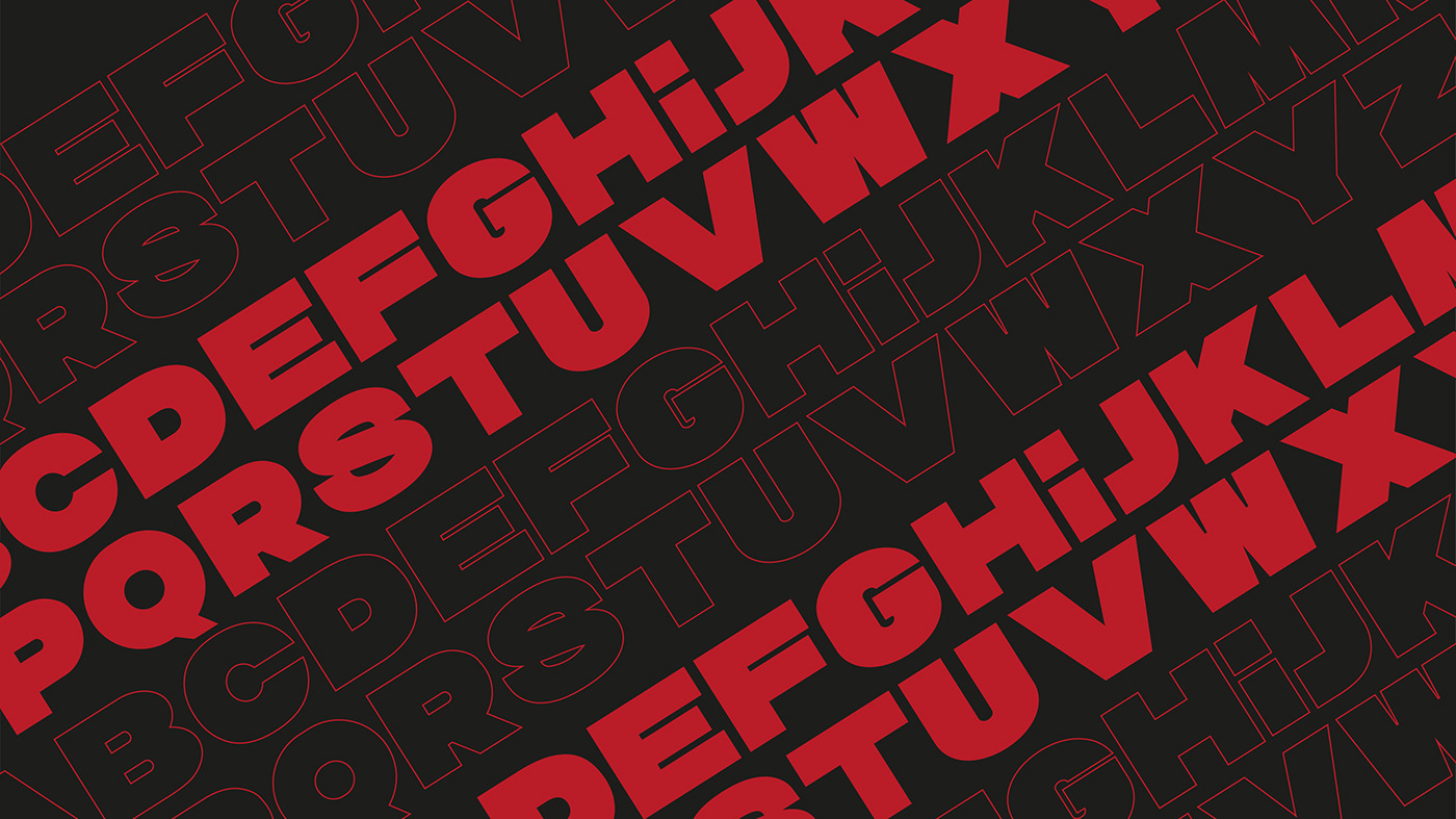 font typography   adobe illustrator Typeface type design bold font Brutalism Brutalist