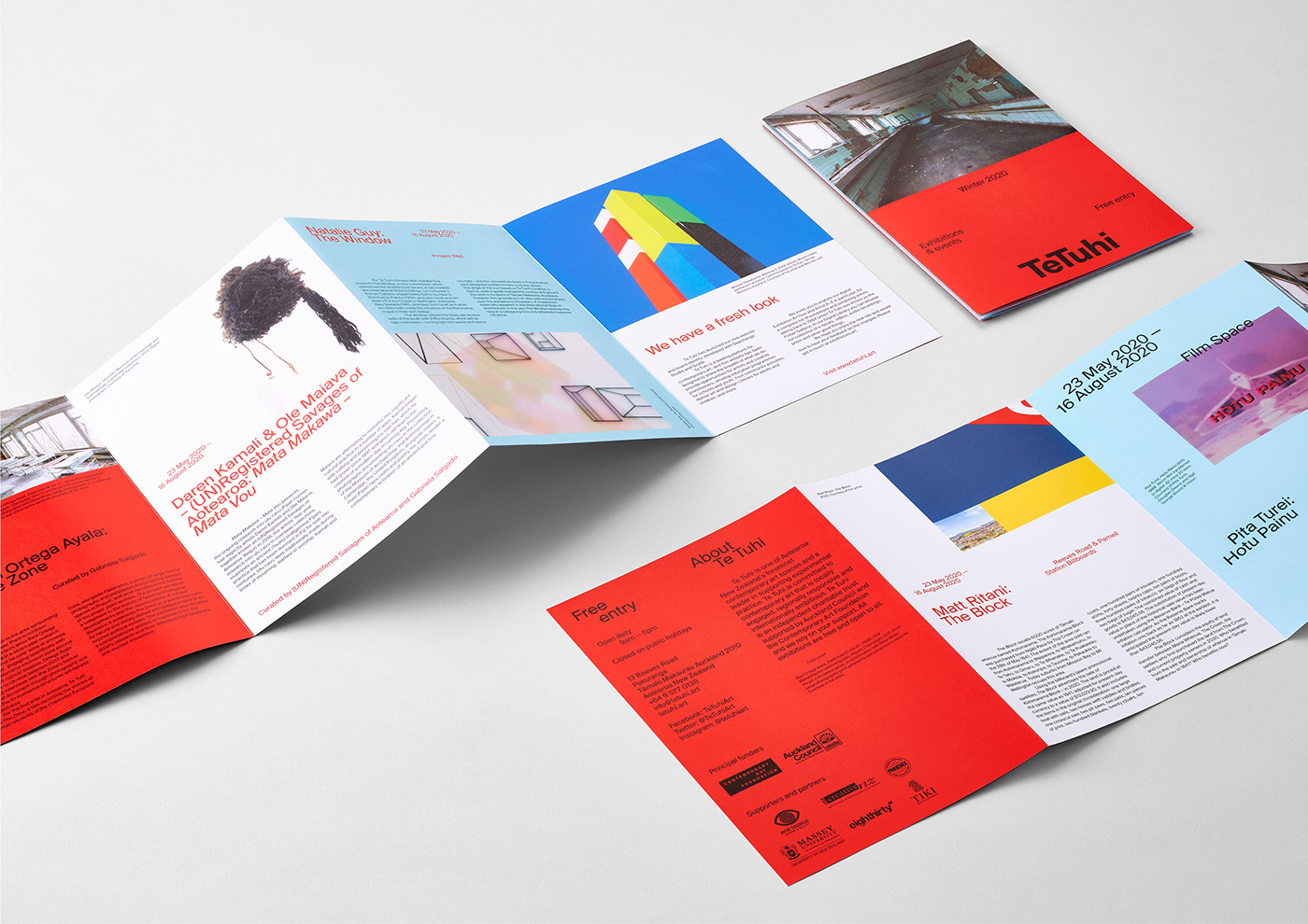 Art Gallery  auckland brand identity editorial graphic design  New Zealand print design  Web Design 