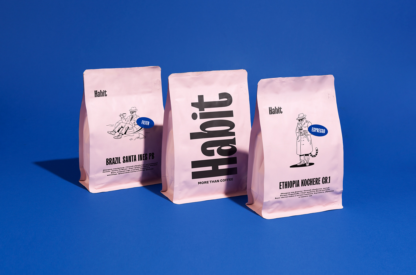 blue cafe Coffee fastfood Food  Packaging pink restaurant