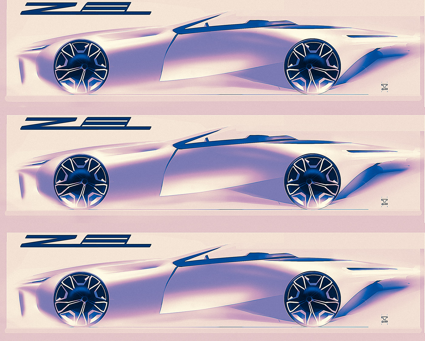 BMW car car design design sketch digital painting ILLUSTRATION  mercedes portrait sketching VW