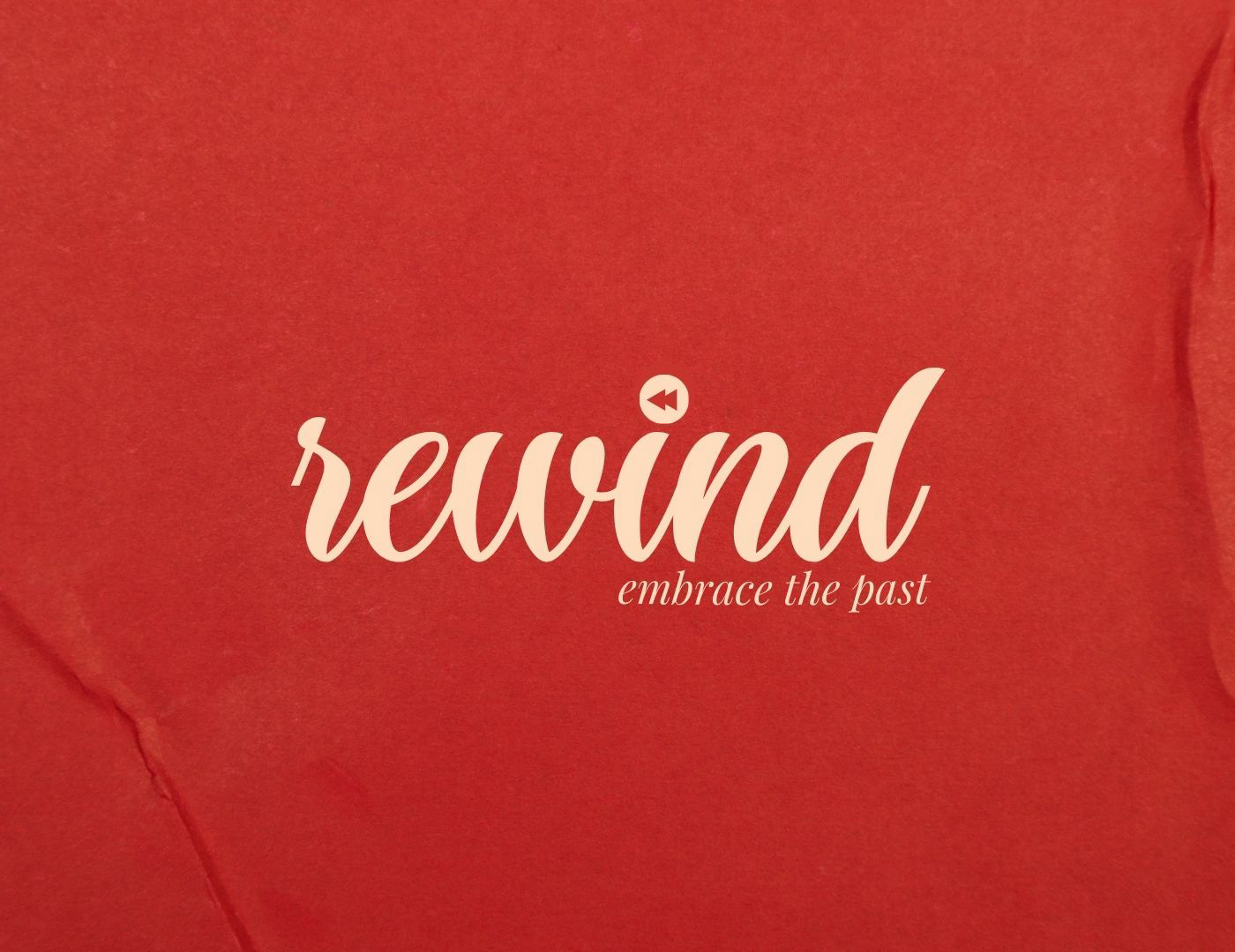 vintage Fashion  rewind design visual identity Social media post marketing   Advertising  Logo Design logo