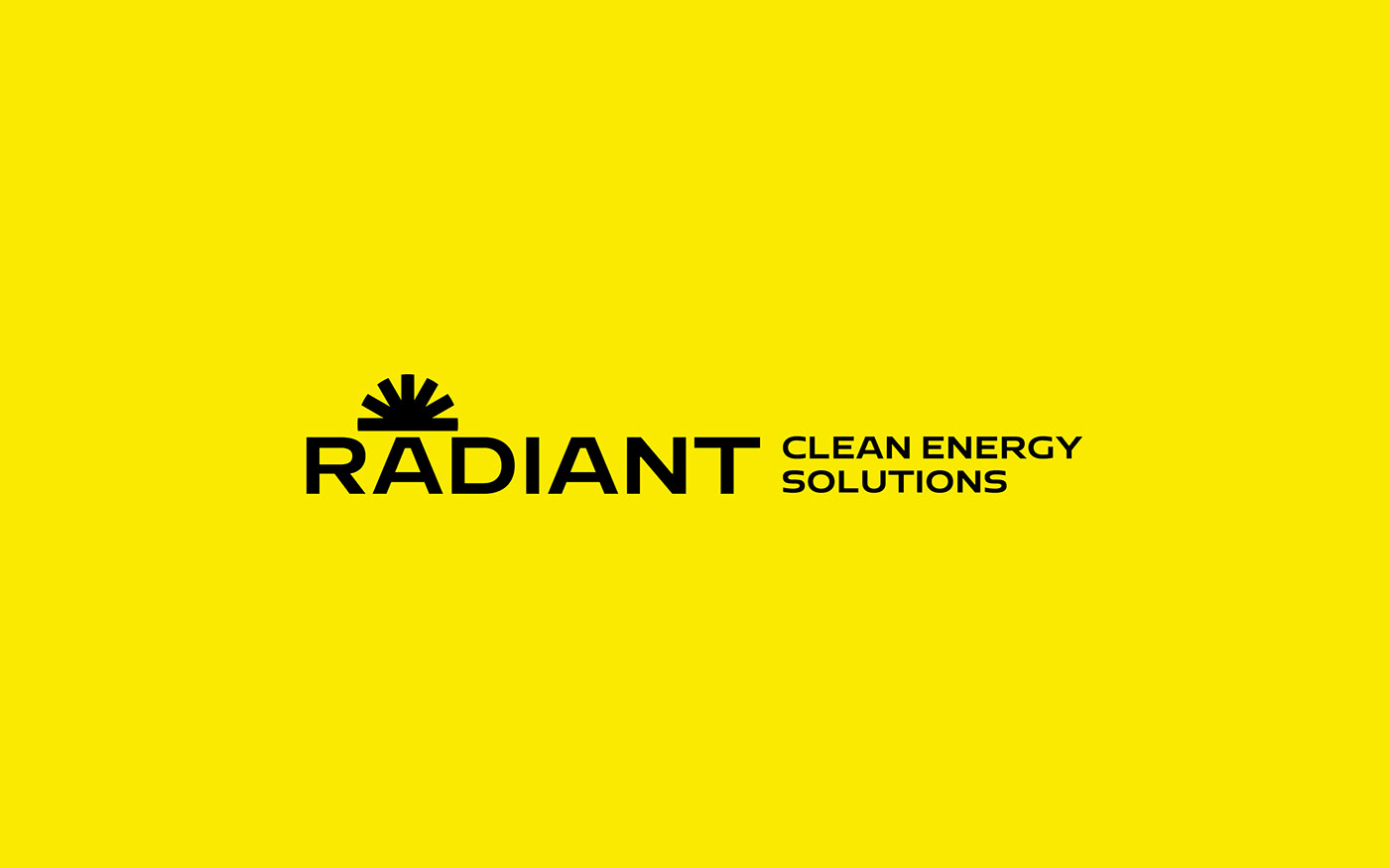Radiant | Renewable Solar Energy Logo & Visual Identity
