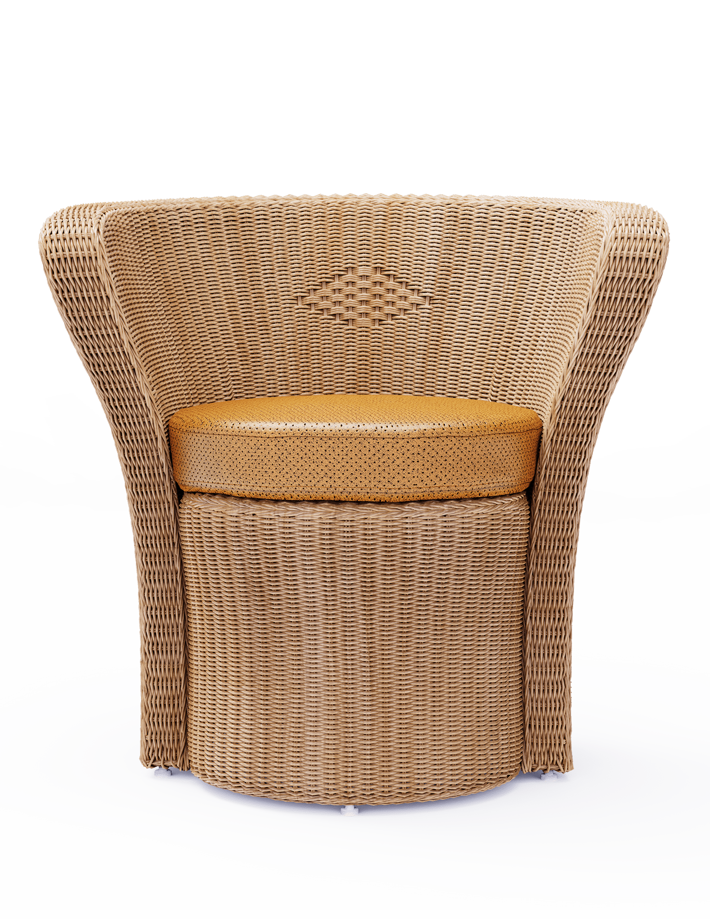 3d modeling basket blender furniture rattan Render visualization wicker furniture