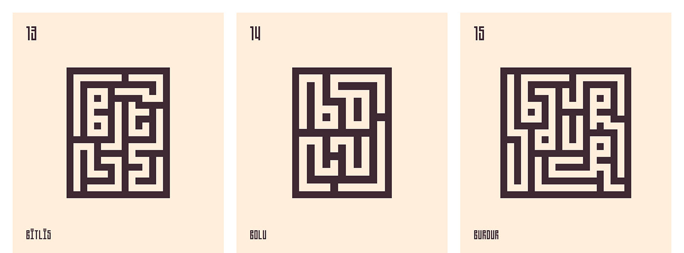 editorial Kufi Latin lettering logo modern poster Turkey type typography  