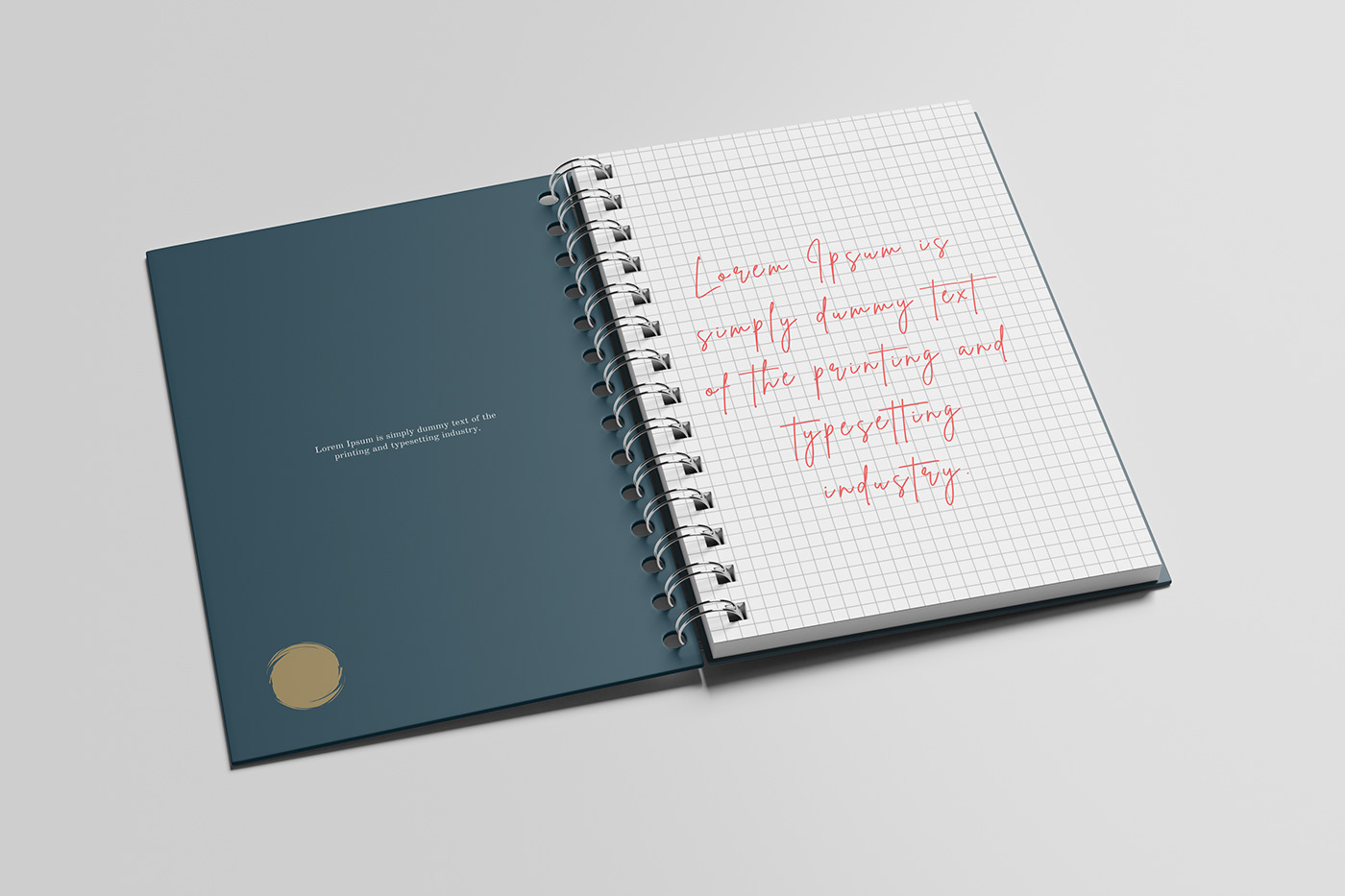 cover Mockup notebook psd