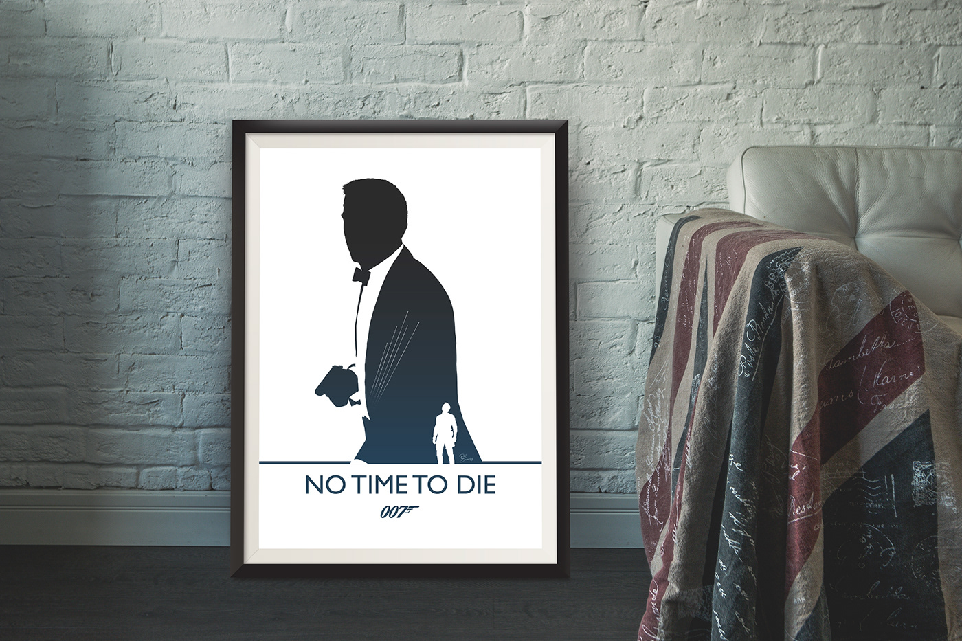 james bond poster series negative space