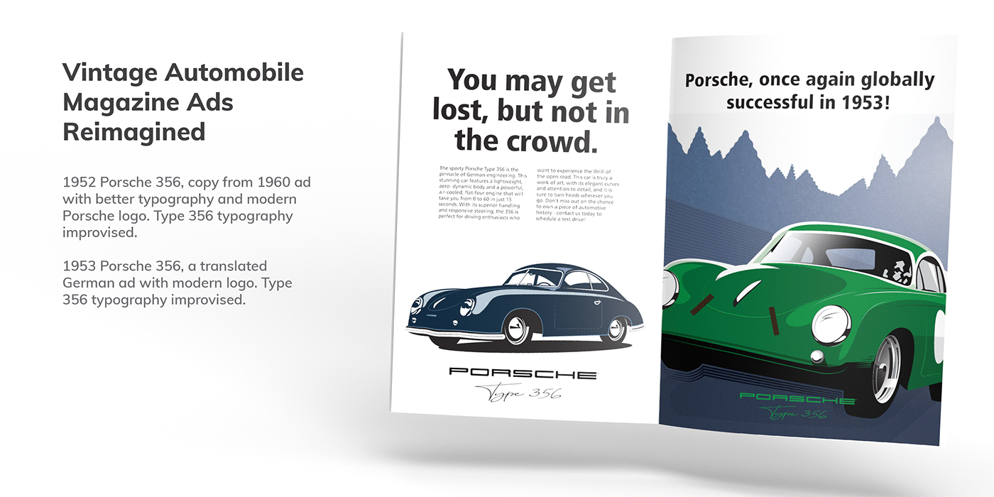 Vehicle car automobile ads vector Graphic Designer