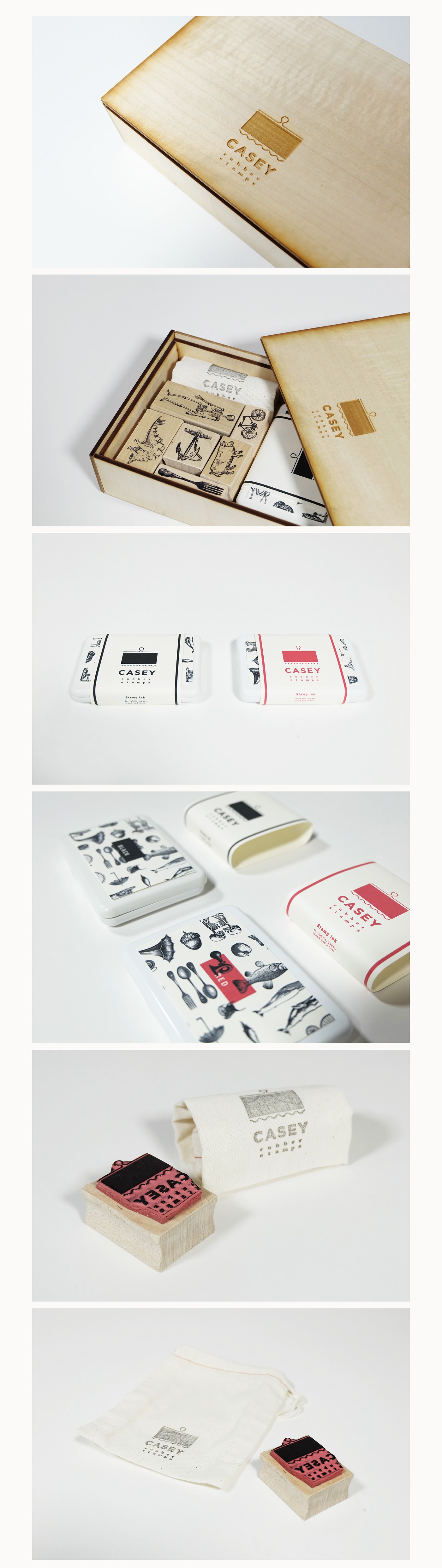 Casey Rubber Stamps Rubber Stamp casey Identity Design graphic logo pattern poster package gift box silk screen