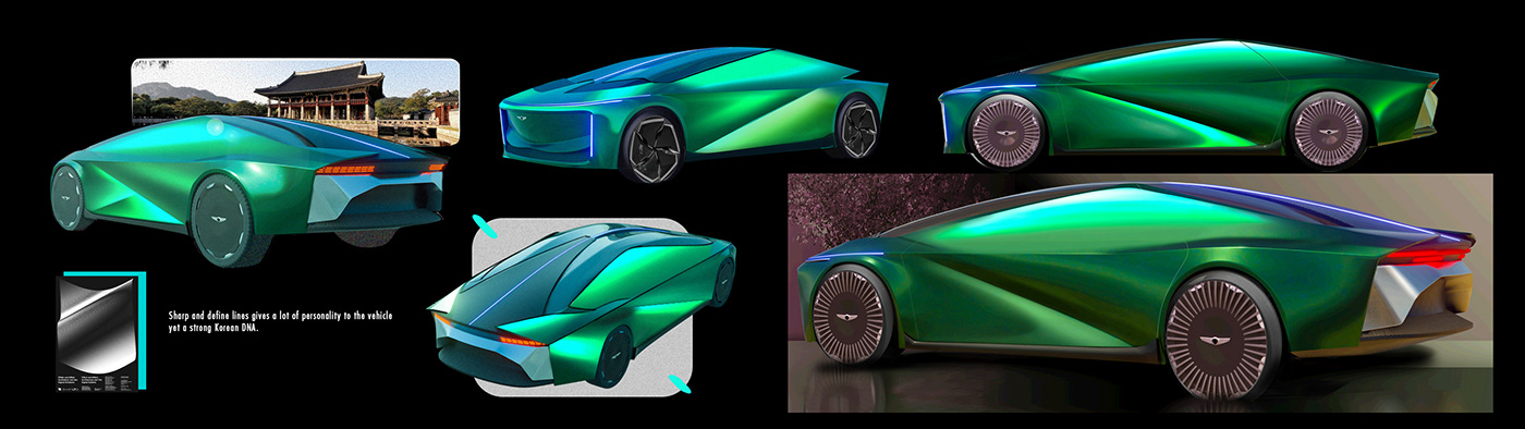 automotive   car concept industrial design  mobility portfolio product design  Render sketch transportation