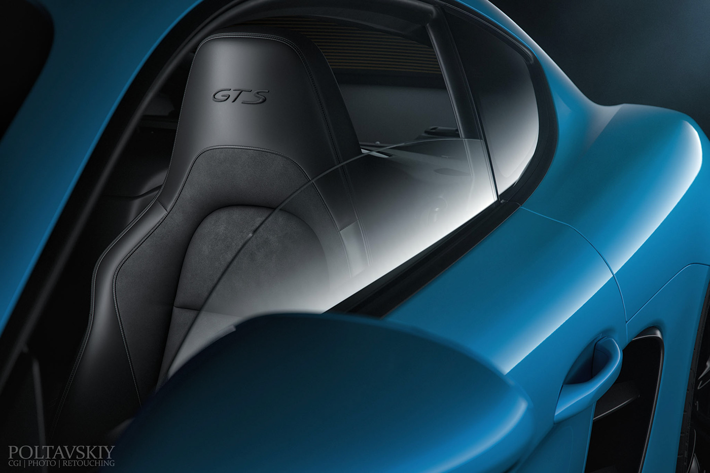 Porsche Render CGI 3D automotive   car studio cretaive Sportscar vray