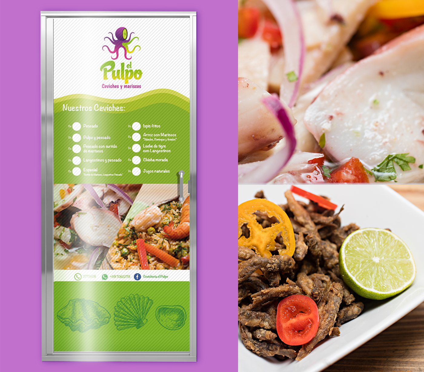 Food  branding  restaurant fish corporare image Packaging Designe logo Graphic designe