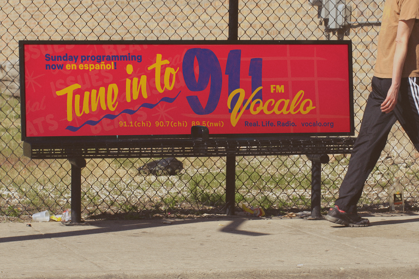 Adobe Portfolio chicago design signpainting HAND LETTERING Radio Station typography  