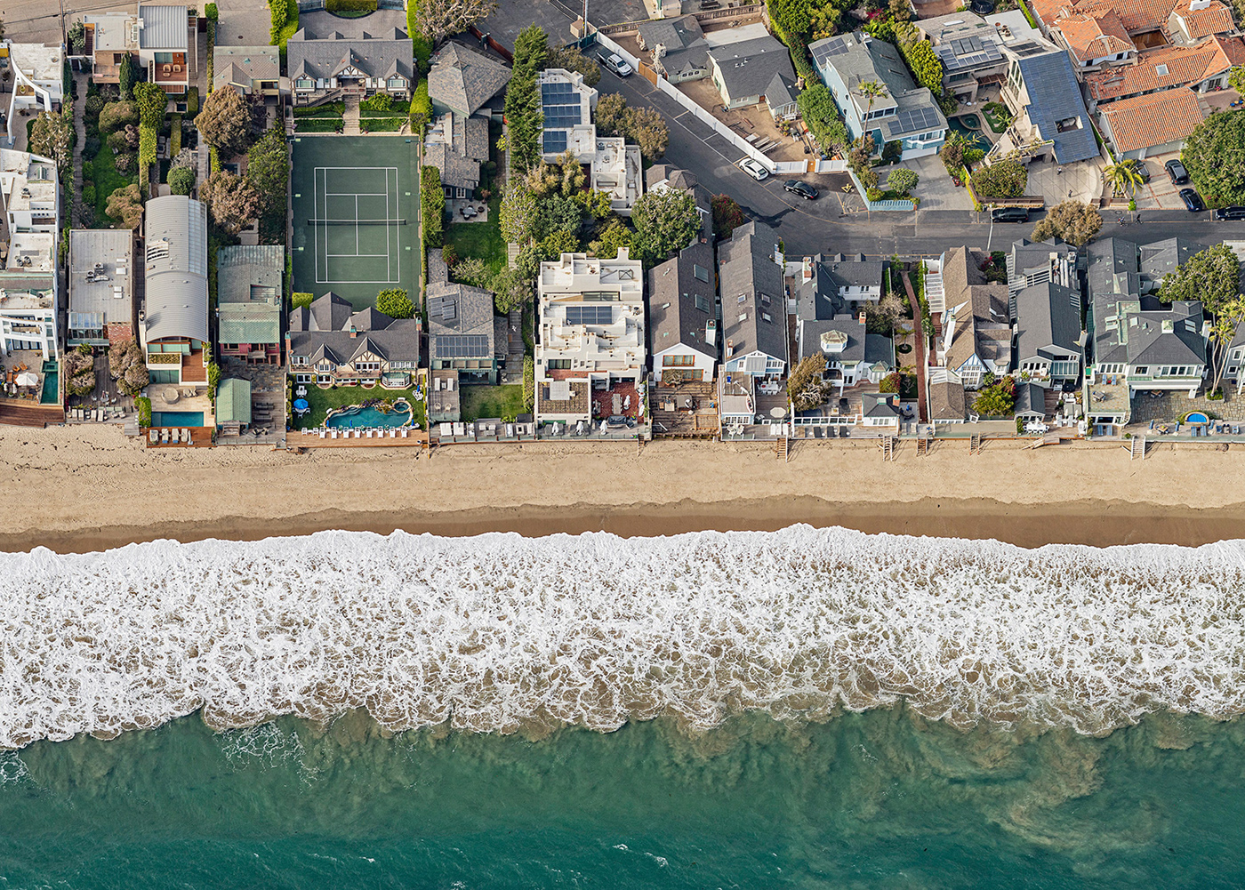 Aerial architecture beach California Landscape Los Angeles MALIBU Malibu Beach real estate Villa