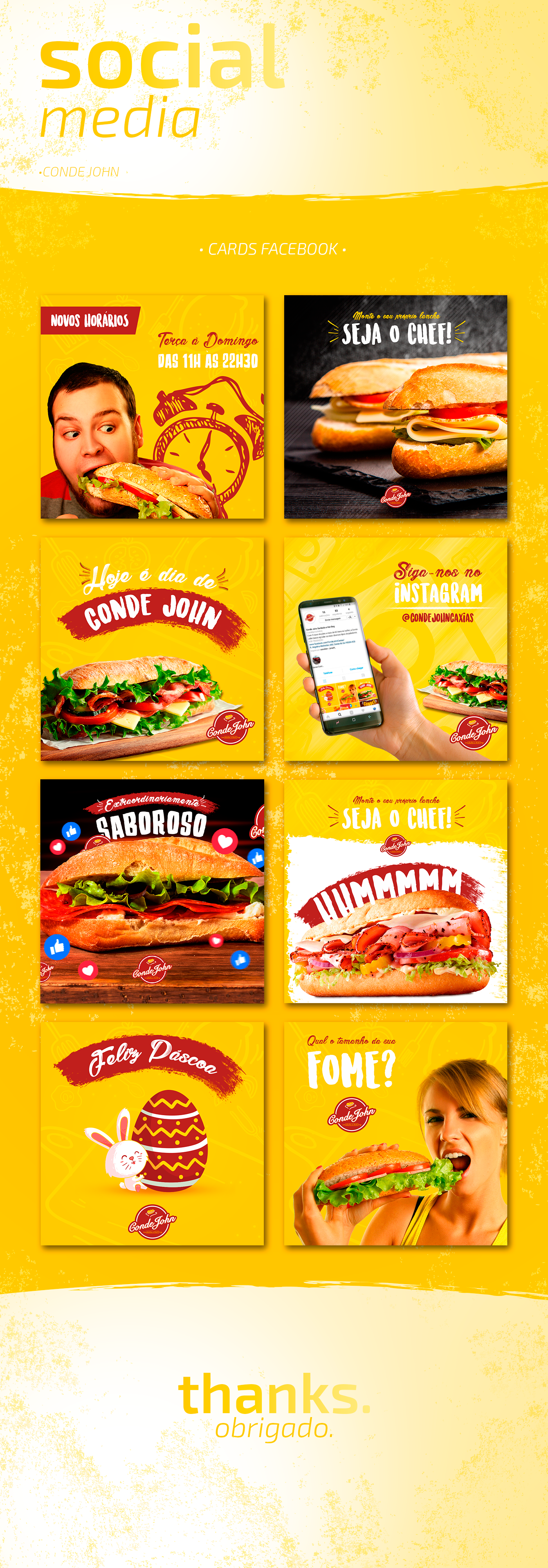facebook social media card post restaurante sanduíche hotdog sandwich restaurant