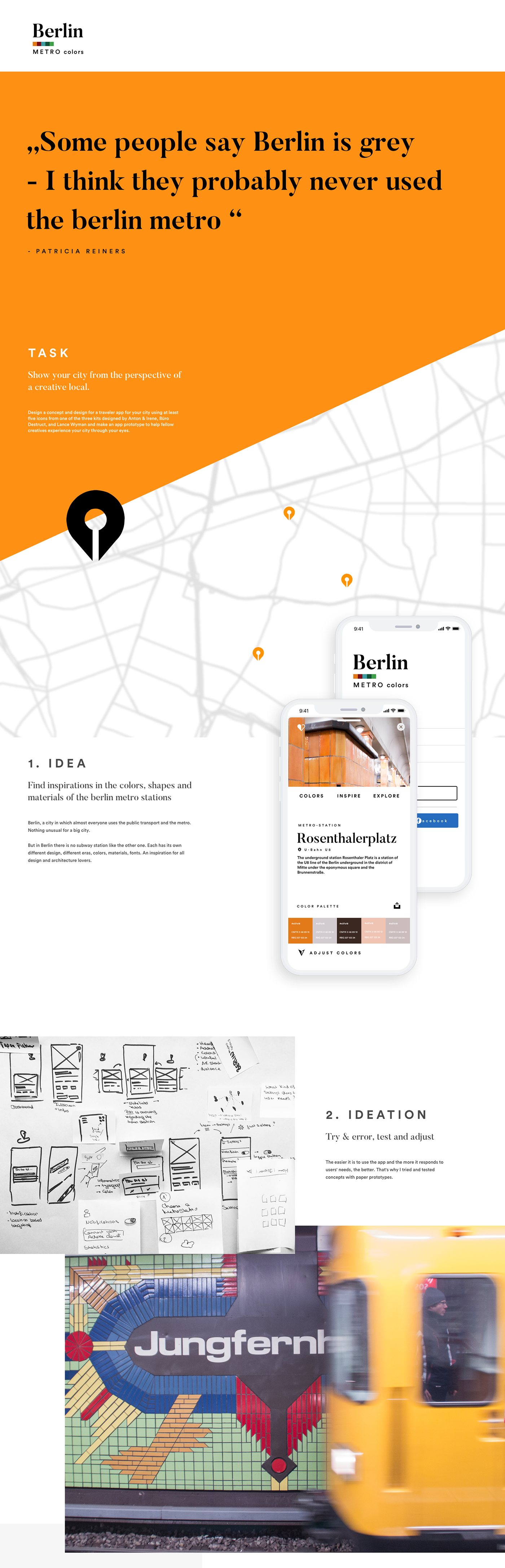 iconxdcontest ux Appdesign augmented reality maps berlin app adobexd UserInterfaceDesign Travel App
