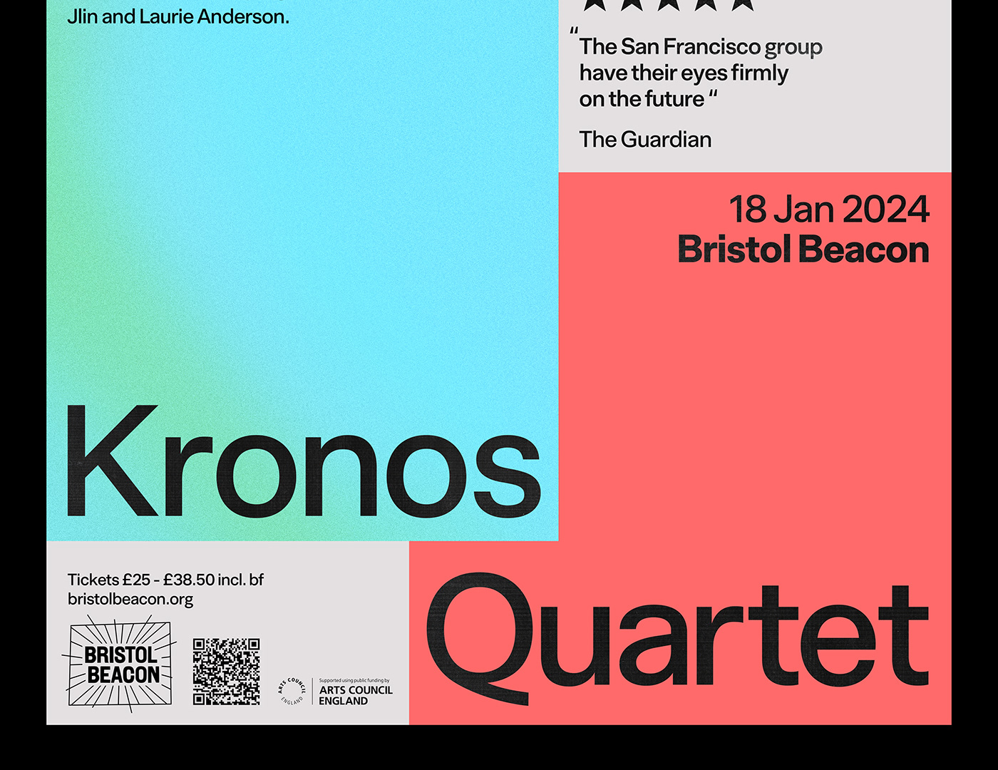 gig poster design Graphic Designer kronos quartet