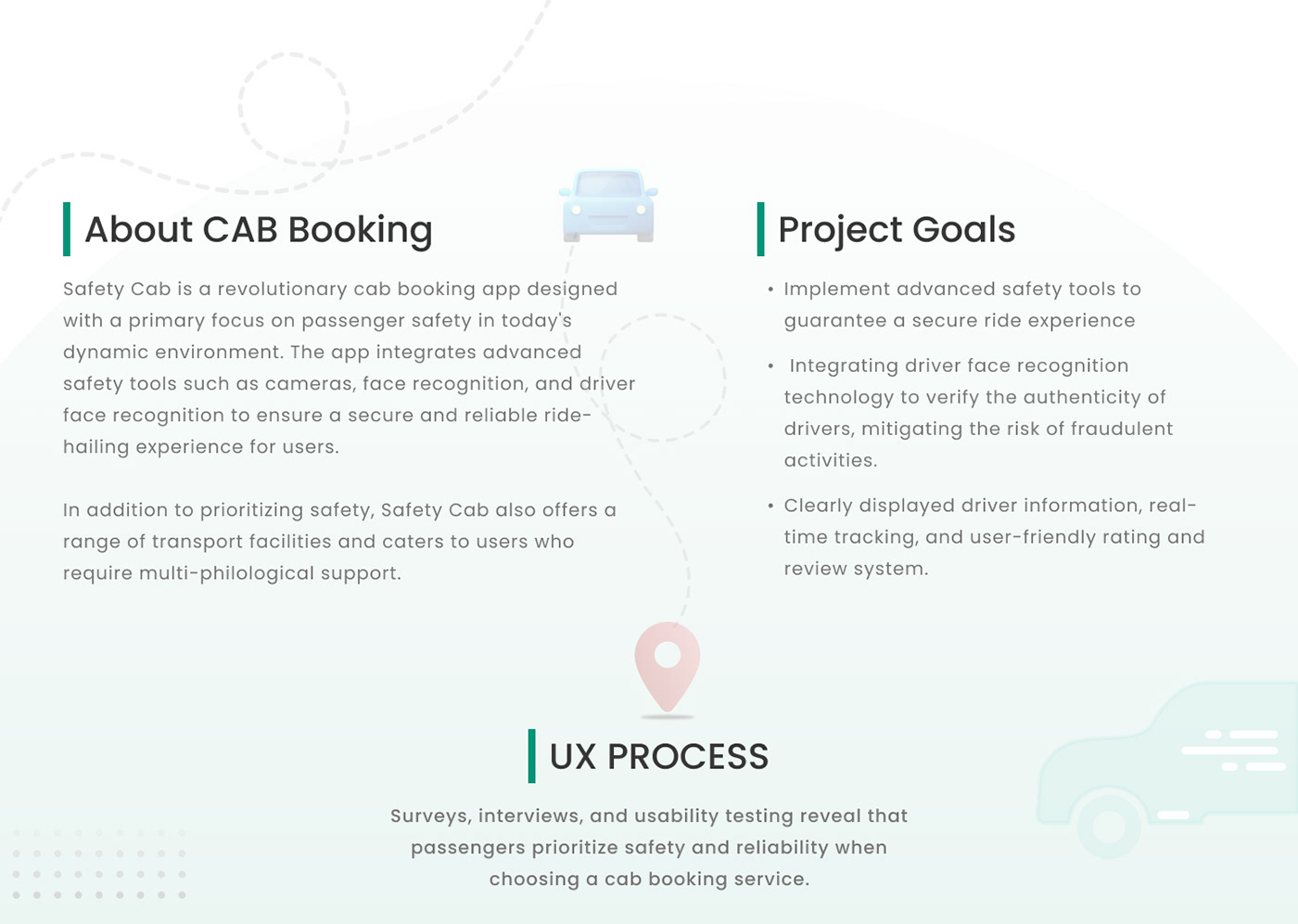 Figma UI/UX Mobile app Case Study cab booking app user experience app design transportation service ui design Logo Design
