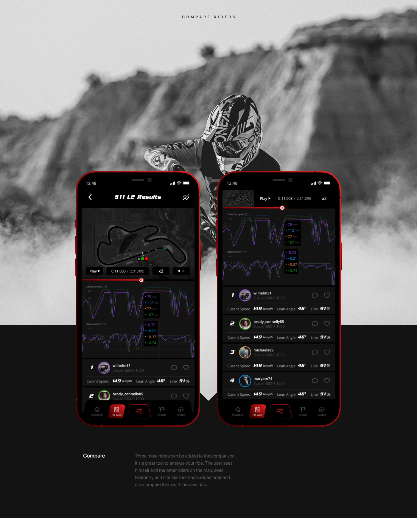 biker logo Mobile app moto motorbike UI ux Webdesign design race