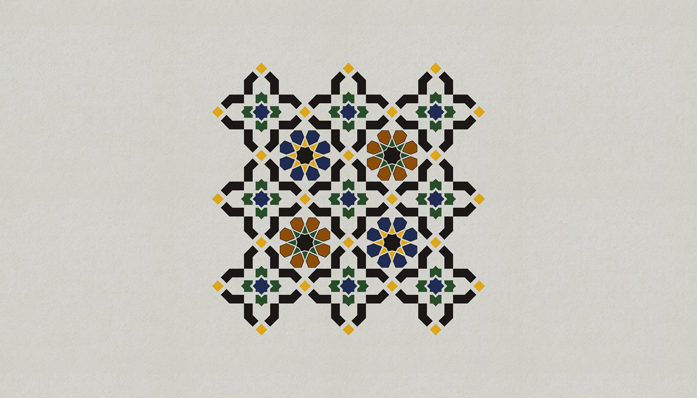 color geometric islamic art MOROCCAN DESIGN Morocco pattern Digital Art  islamic pattern society6 vintage