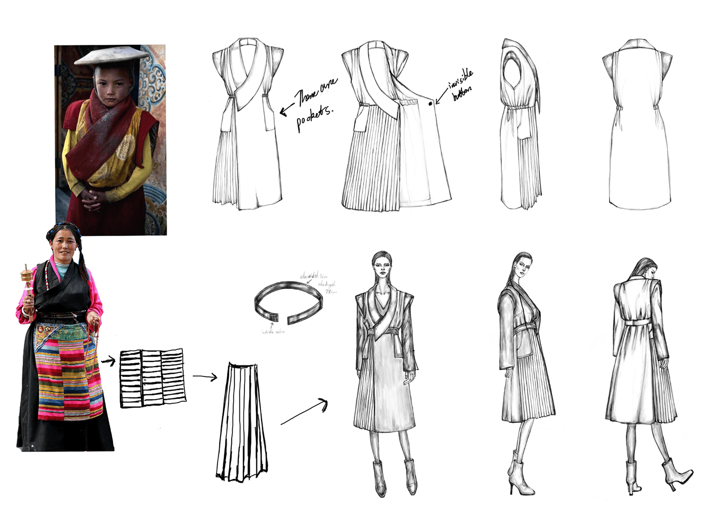 wang shuo Fashion  portfolio design