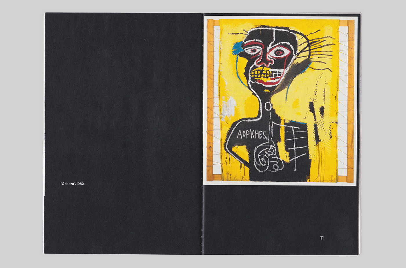 editorial design  ILLUSTRATION  Booklet Basquiat Stone Soup graphic design  art direction  print