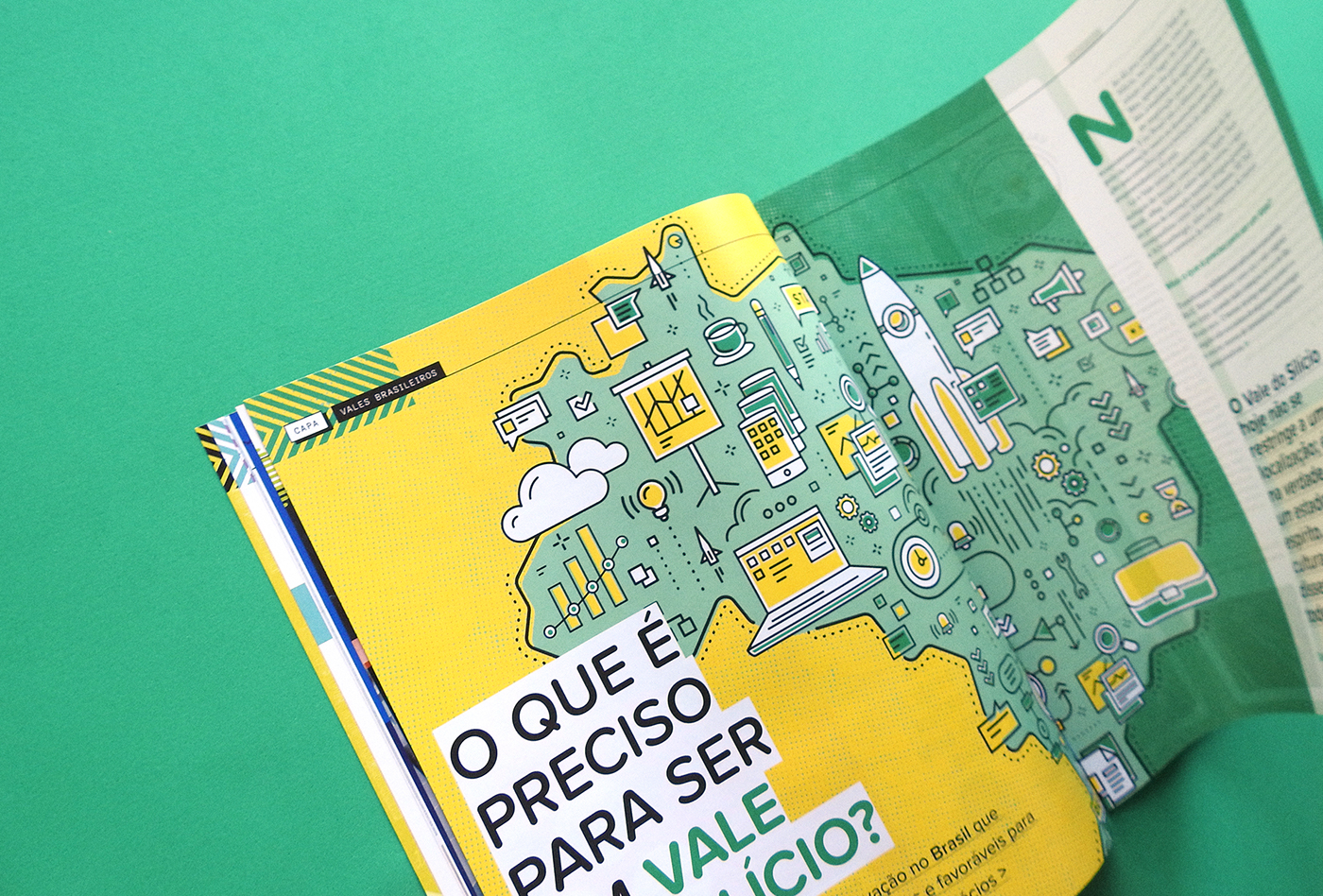 magazine Startup design editorial Brasil vale do silício Silicon Valley Parana lançadora cascavel