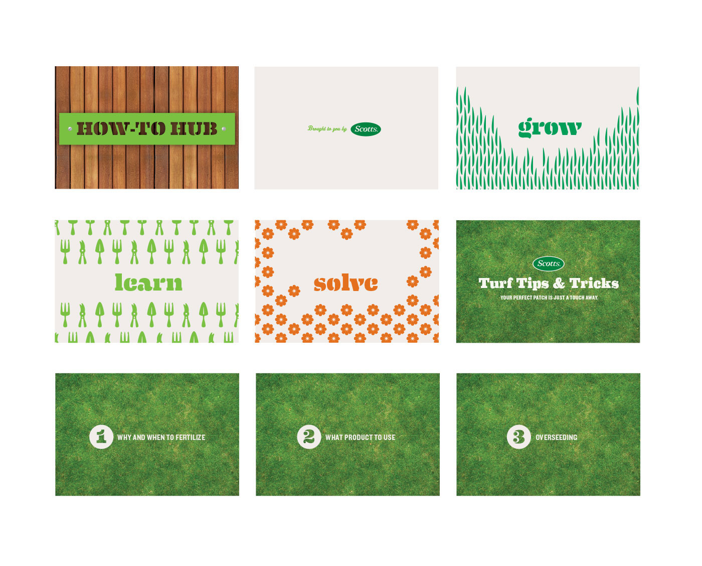 Sam Soulek Soulseven minneapolis minnesota scotts Miracle-Gro Ace Hardware Retail retail environment signing Signage Retail branding pattern green gardening wayfinding iconography