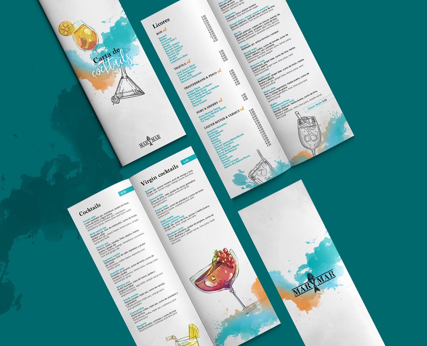 editorial design  graphic design  menu restaurant somozabrands spain