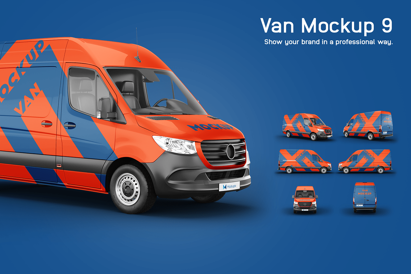 Cargo delivery mercedes advertising mockup vehicle advertising wrapping sticker wraps 2020 color Trends 2020