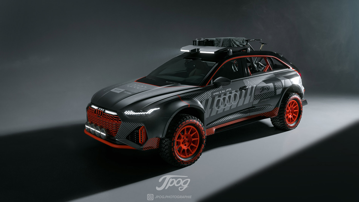 Audi audi dakar car design conceptcar desert jpog rs6 rsq6 studio Truck