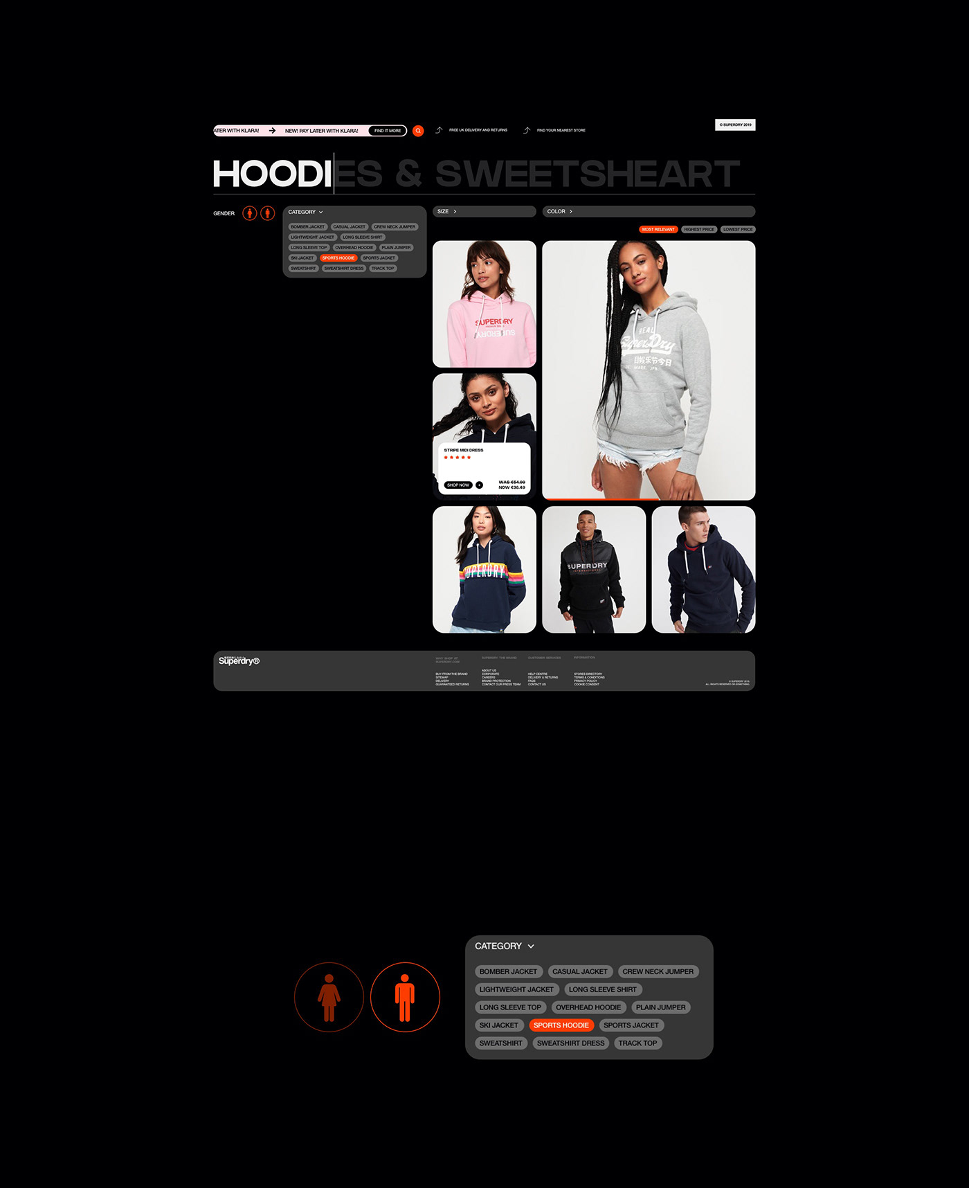 Interface site Website store shop Ecommerce new Unusual UI ux