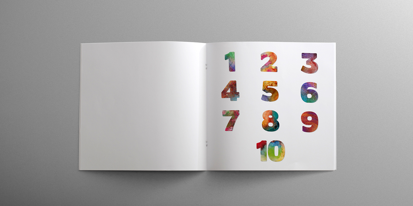 book libro números numbers little pequeño big grande rubenalonso ruben alonso artwork kids niños color editorial