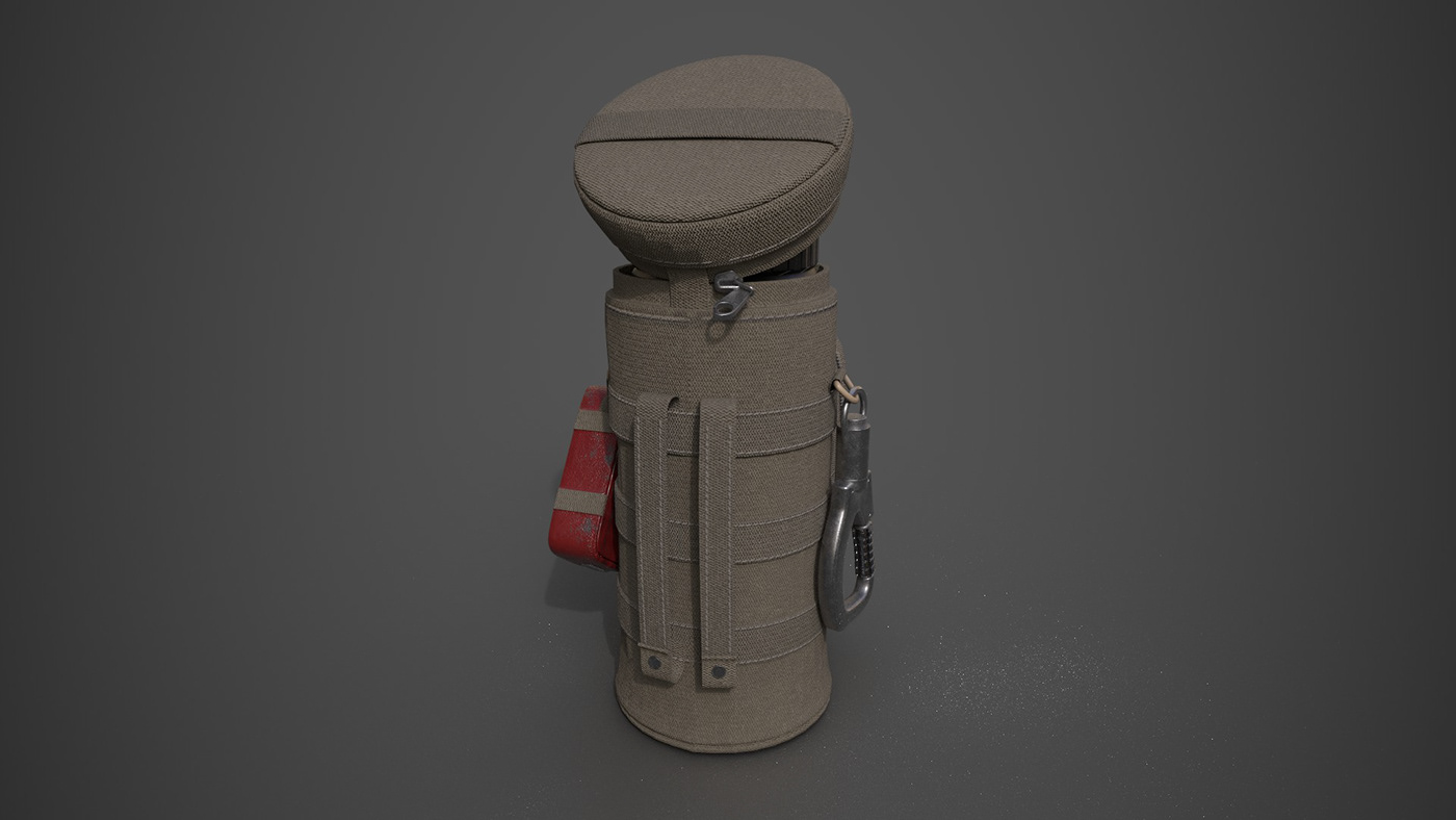 3ds max Game Assets Tactical Pouch