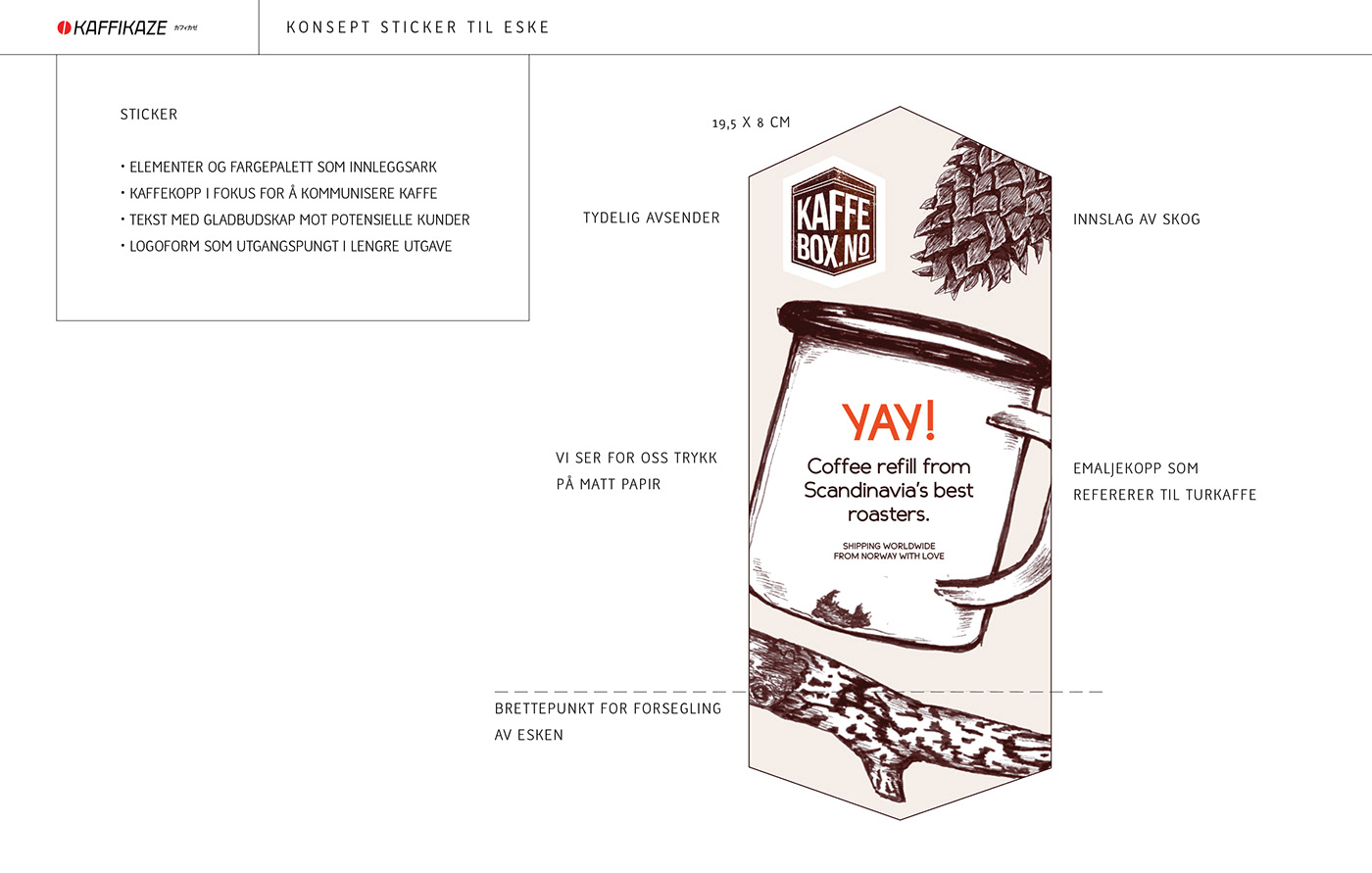 specialty coffee Packaging subscription Coffee ILLUSTRATION  Scandinavian design scandinavnan norwegian