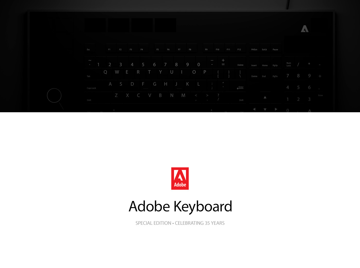Dark mode screenss idea #292: Adobe Keyboard