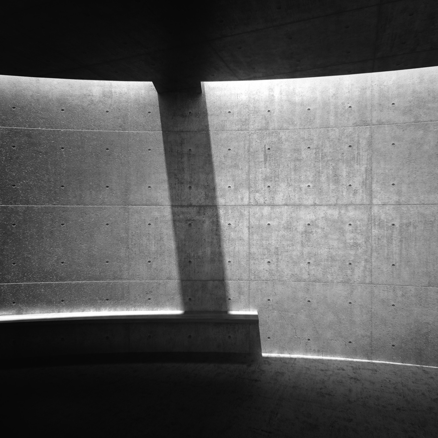 koshino house Tadao Ando japan Interior exterior light shadow black and white 3D 3ds max vray archviz architecture visualizations