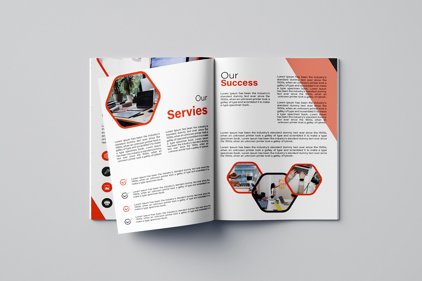 business brochure company profile brochure Advertising  visual identity marketing   brand identity design 8 page company profile company profile template