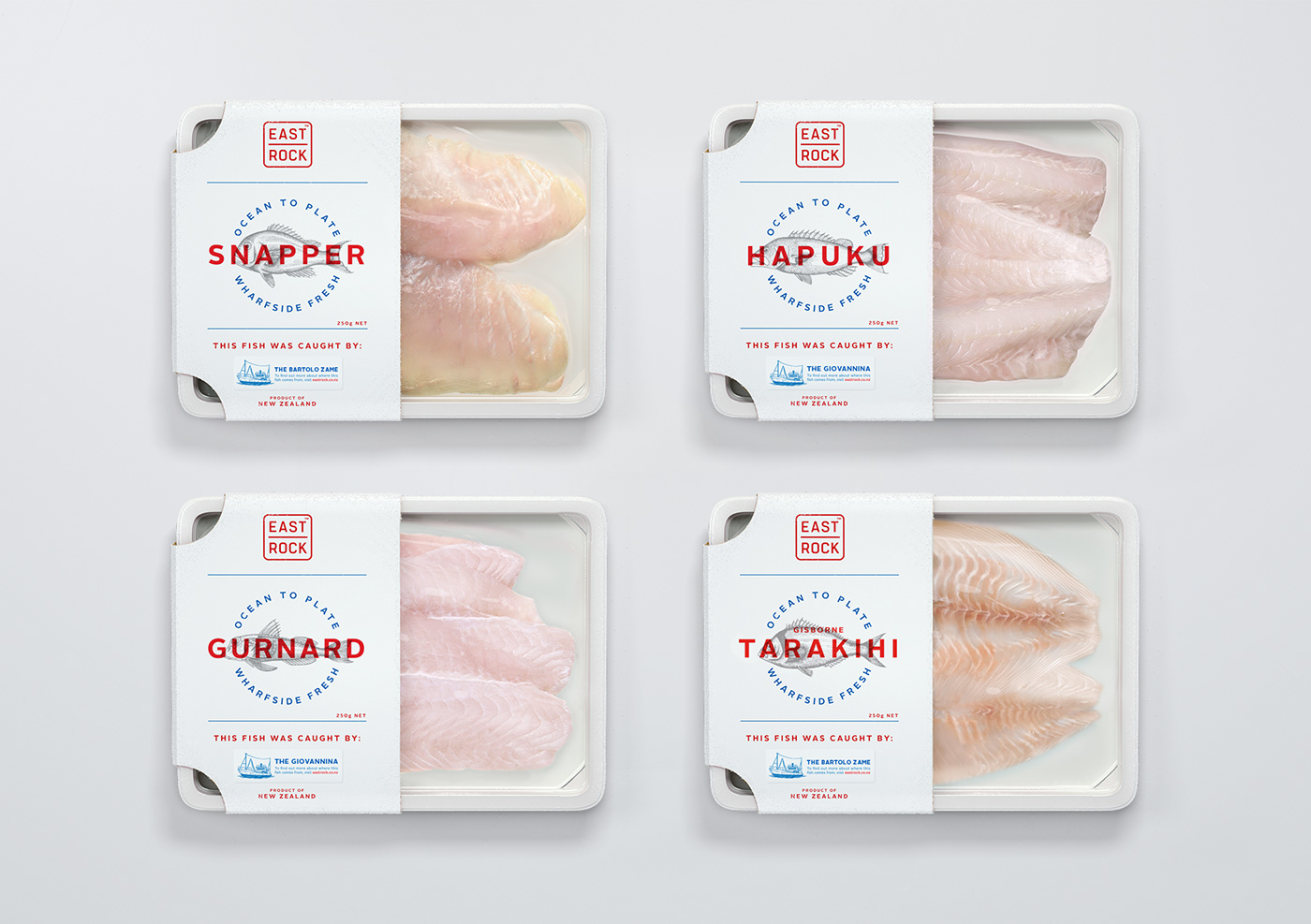 Packaging graphic design fish fuman new zealand